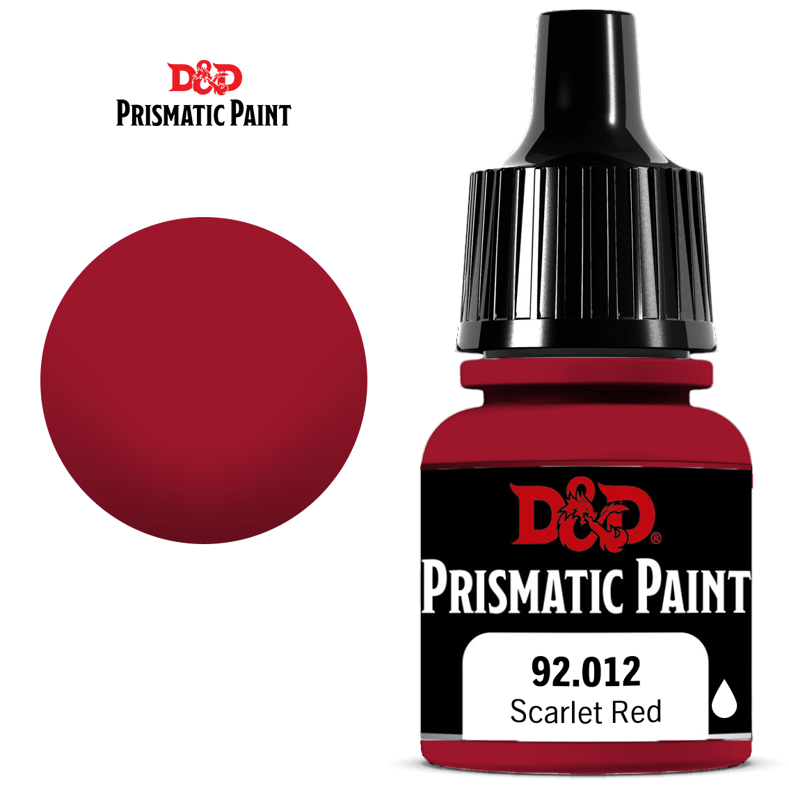 DND Scarlet Red Prismatic Paint 8ml image 0